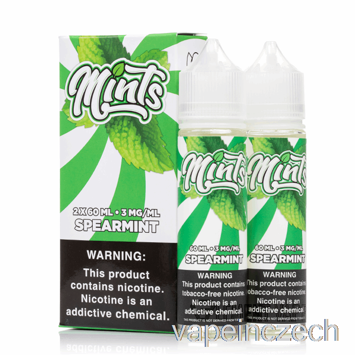 Spearmint - Máta Vape Co - 120 Ml 3 Mg Vape Bez Nikotinu
